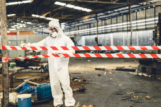 Professional Infectious Disease Decontamination technician working in Twin Lake, MI